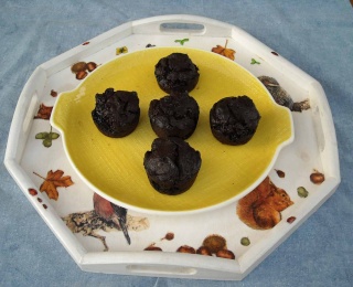 muffins chocolat mures