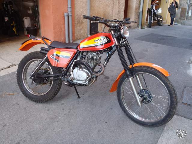 Honda 125 xls trial #1