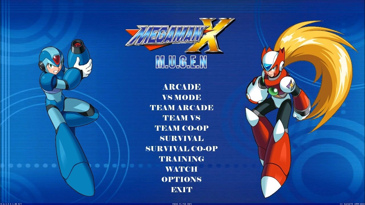 Megaman X Mugen Games